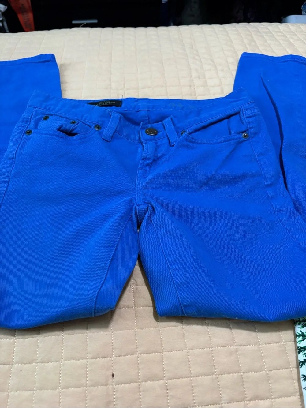 J. Crew women’s Electric Blue Skinny Jeans